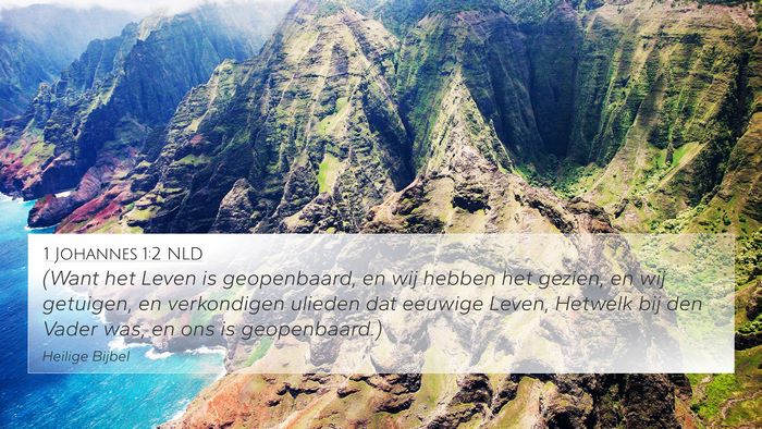 1 Johannes 1:2 NLD Bible Verse Image