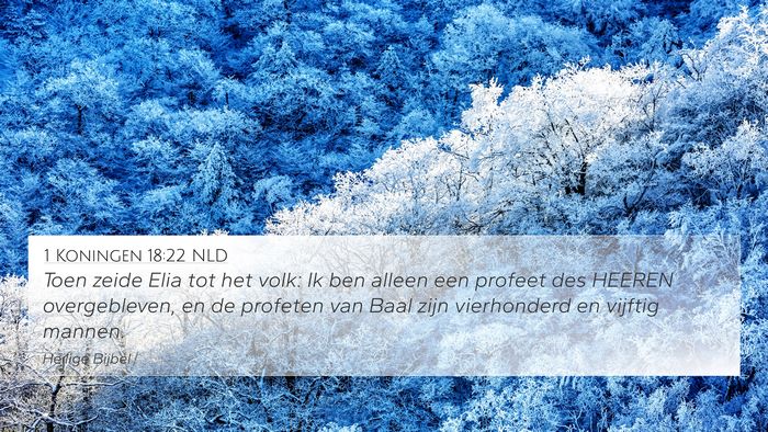1 Koningen 18:22 NLD Bible Verse Image