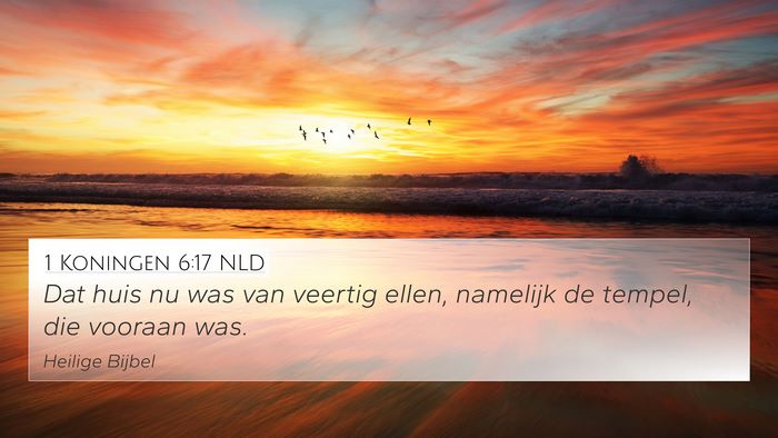 1 Koningen 6:17 NLD Bible Verse Image
