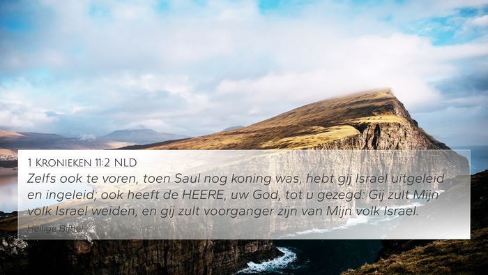 1 Kronieken 11:2 NLD Bible Verse Image