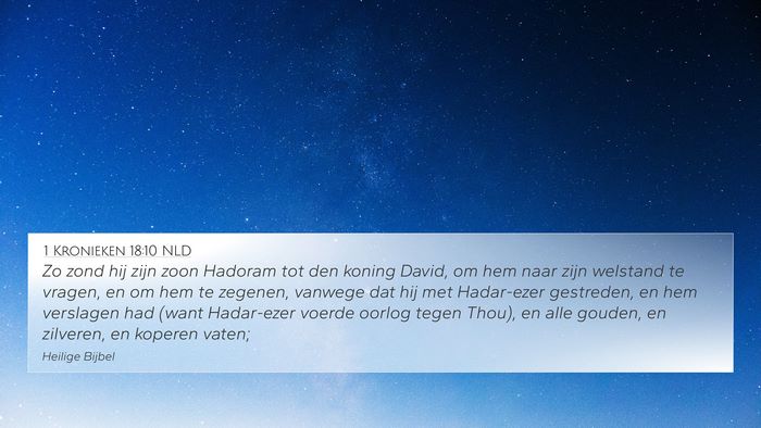 1 Kronieken 18:10 NLD Bible Verse Image