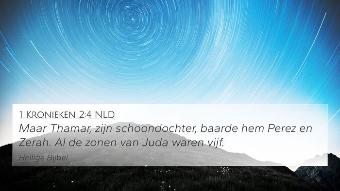 1 Kronieken 2:4 NLD Bible Verse Image