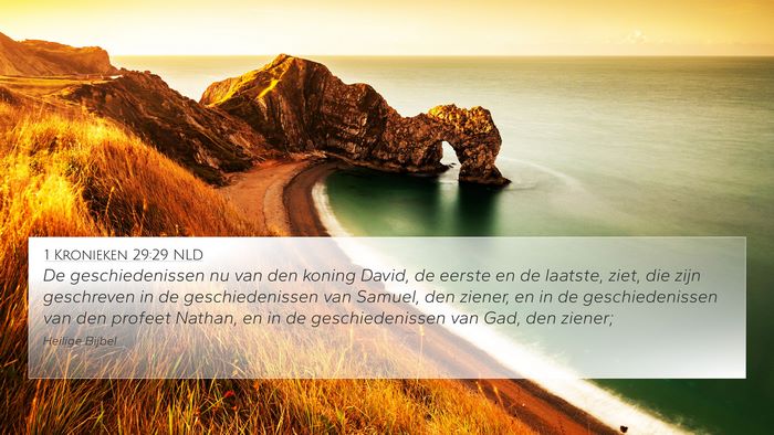 1 Kronieken 29:29 NLD Bible Verse Image
