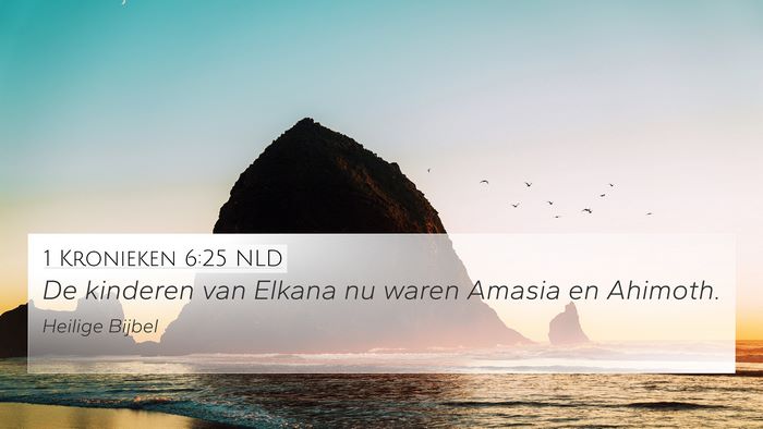 1 Kronieken 6:25 NLD Bible Verse Image