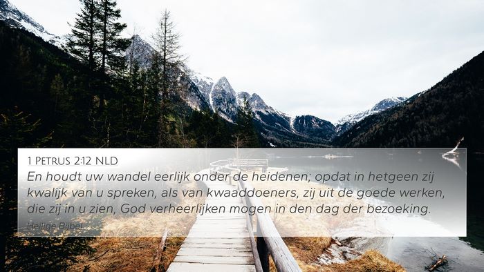 1 Petrus 2:12 NLD Bible Verse Image