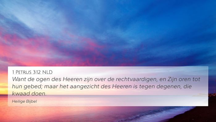 1 Petrus 3:12 NLD Bible Verse Image