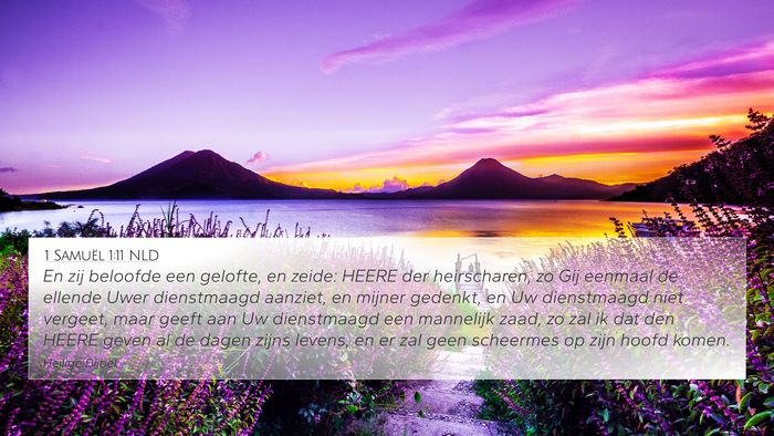 1 Samuël 1:11 NLD Bible Verse Image