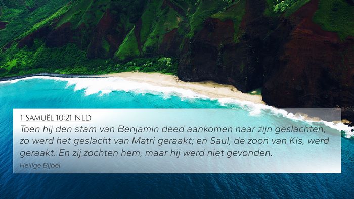 1 Samuël 10:21 NLD Bible Verse Image