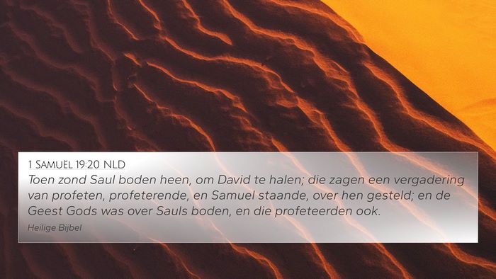 1 Samuël 19:20 NLD Bible Verse Image