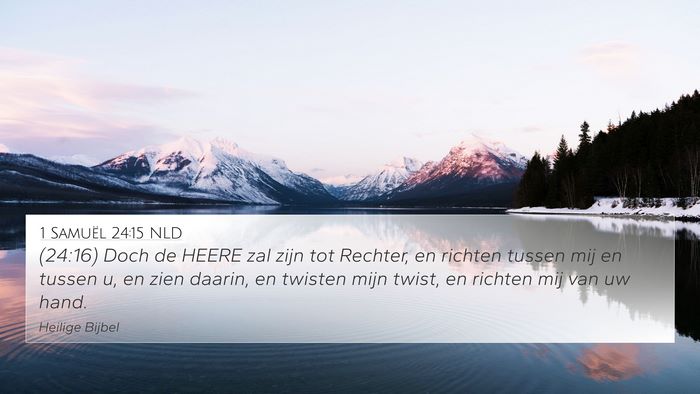 1 Samuël 24:15 NLD Bible Verse Image