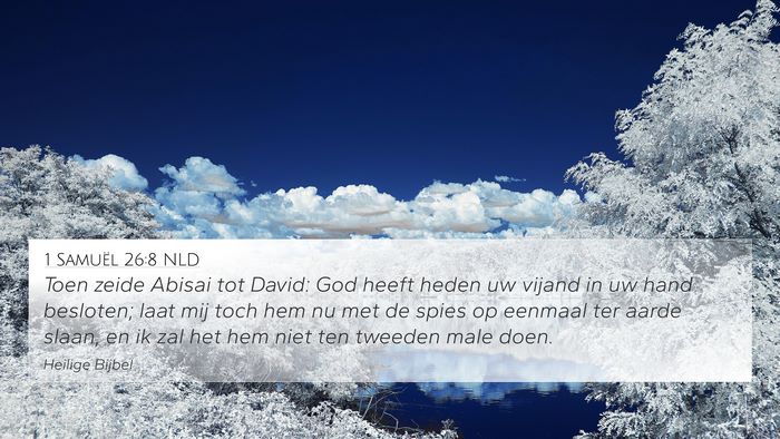 1 Samuël 26:8 NLD Bible Verse Image