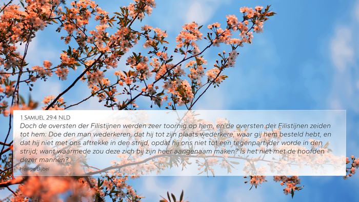 1 Samuël 29:4 NLD Bible Verse Image