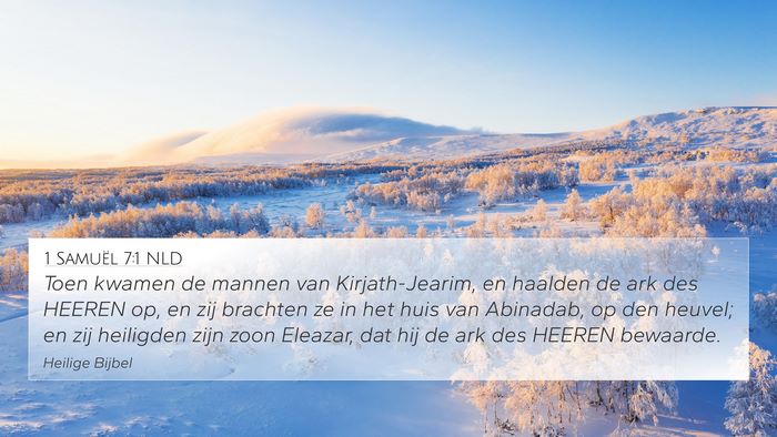 1 Samuël 7:1 NLD Bible Verse Image