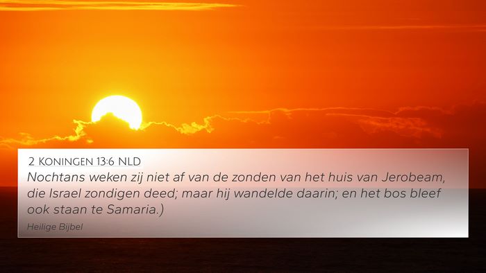 2 Koningen 13:6 NLD Bible Verse Image