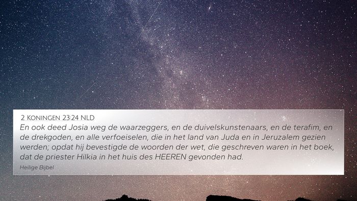 2 Koningen 23:24 NLD Bible Verse Image
