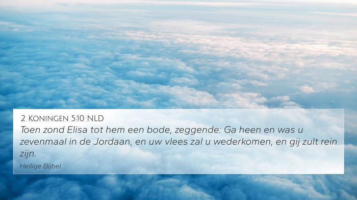 2 Koningen 5:10 NLD Bible Verse Image
