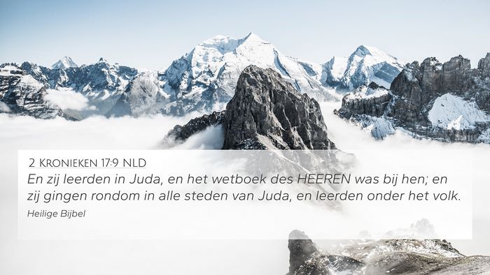 2 Kronieken 17:9 NLD Bible Verse Image