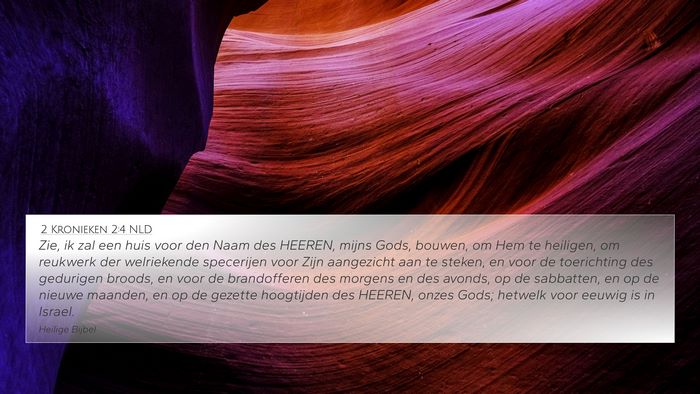 2 Kronieken 2:4 NLD Bible Verse Image