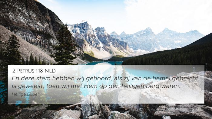 2 Petrus 1:18 NLD Bible Verse Image