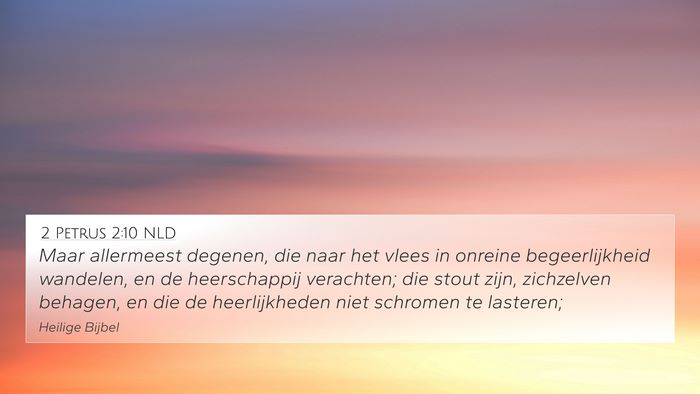 2 Petrus 2:10 NLD Bible Verse Image