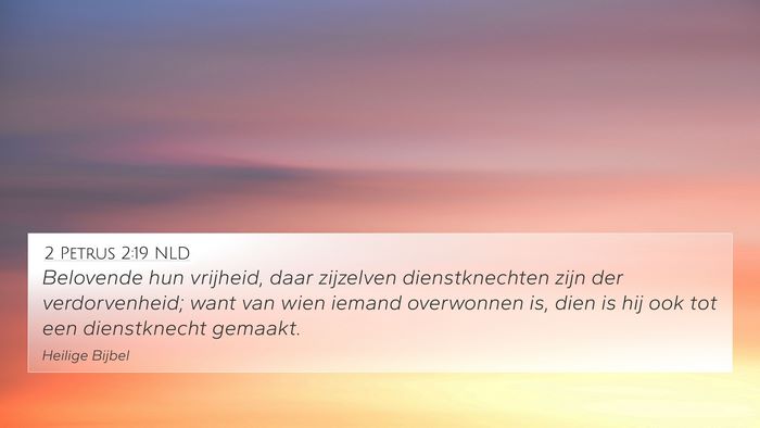 2 Petrus 2:19 NLD Bible Verse Image