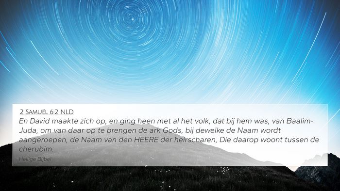 2 Samuël 6:2 NLD Bible Verse Image