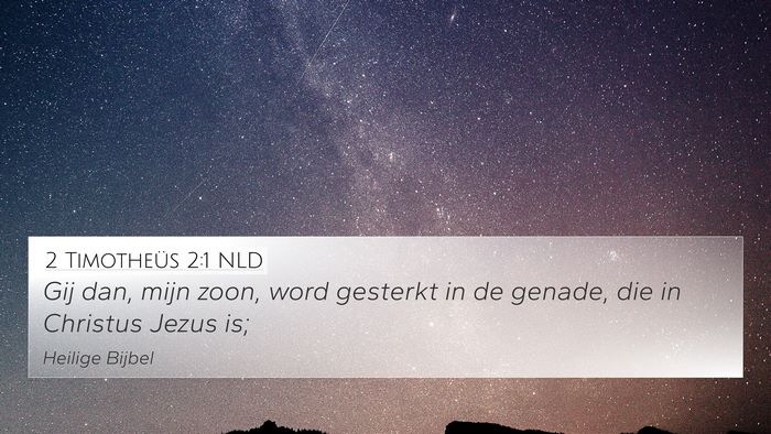 2 Timotheüs 2:1 NLD Bible Verse Image