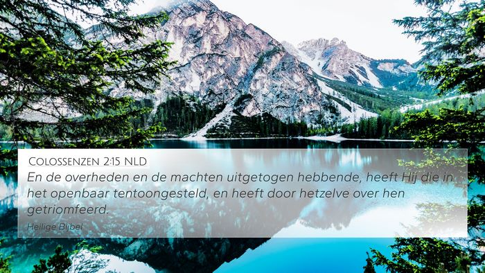 Colossenzen 2:15 NLD Bible Verse Image