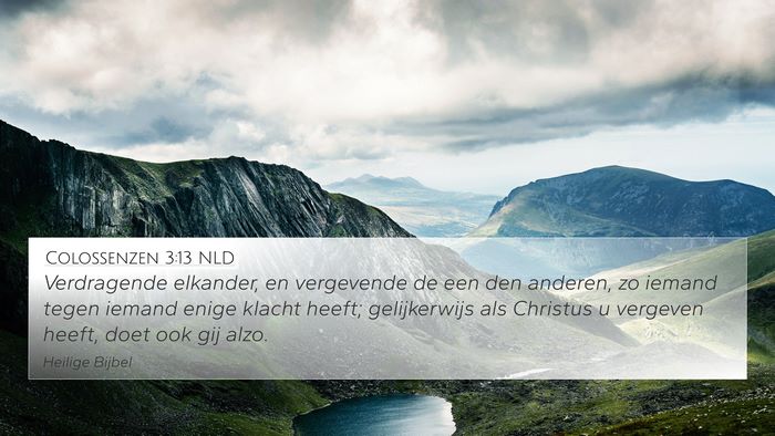 Colossenzen 3:13 NLD Bible Verse Image