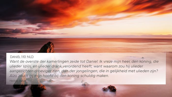 Daniël 1:10 NLD Bible Verse Image