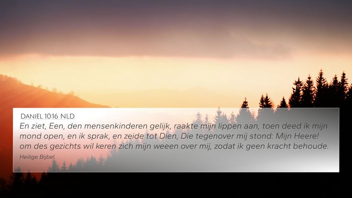 Daniël 10:16 NLD Bible Verse Image
