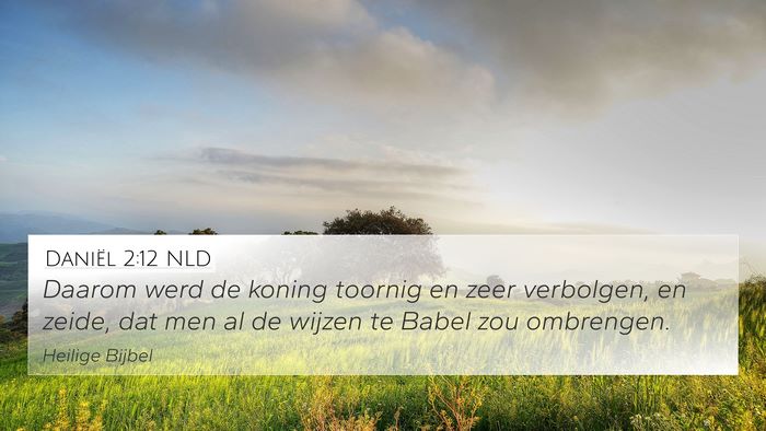 Daniël 2:12 NLD Bible Verse Image