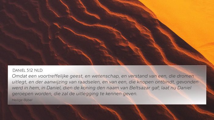 Daniël 5:12 NLD Bible Verse Image