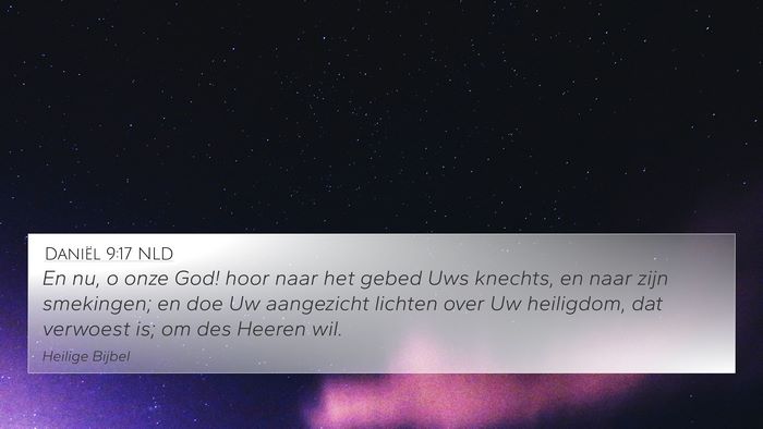 Daniël 9:17 NLD Bible Verse Image