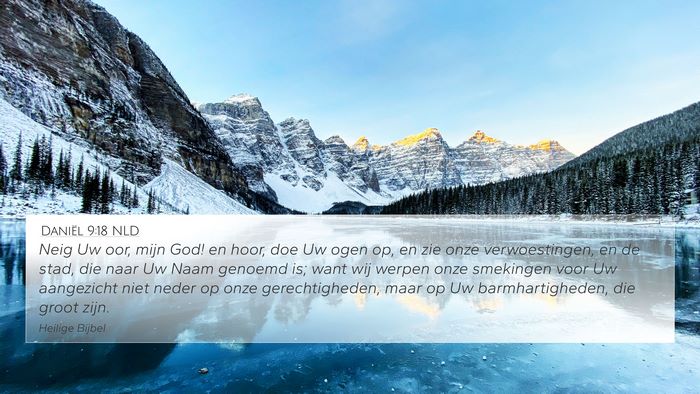 Daniël 9:18 NLD Bible Verse Image
