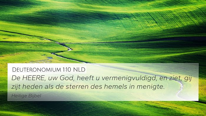 Deuteronomium 1:10 NLD Bible Verse Image