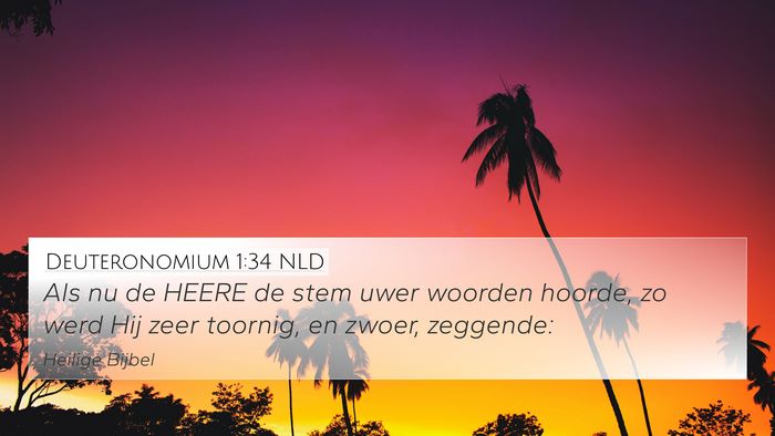 Deuteronomium 1:34 NLD Bible Verse Image