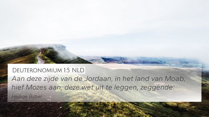 Deuteronomium 1:5 NLD Bible Verse Image