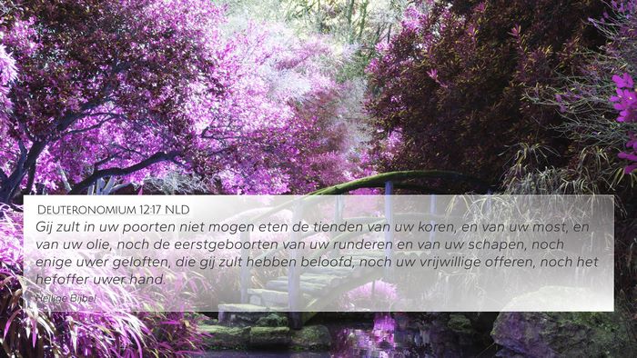 Deuteronomium 12:17 NLD Bible Verse Image