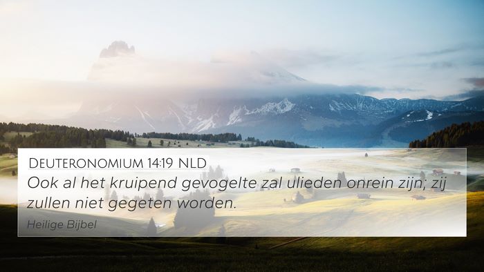 Deuteronomium 14:19 NLD Bible Verse Image