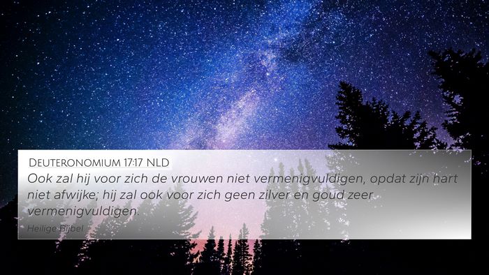 Deuteronomium 17:17 NLD Bible Verse Image