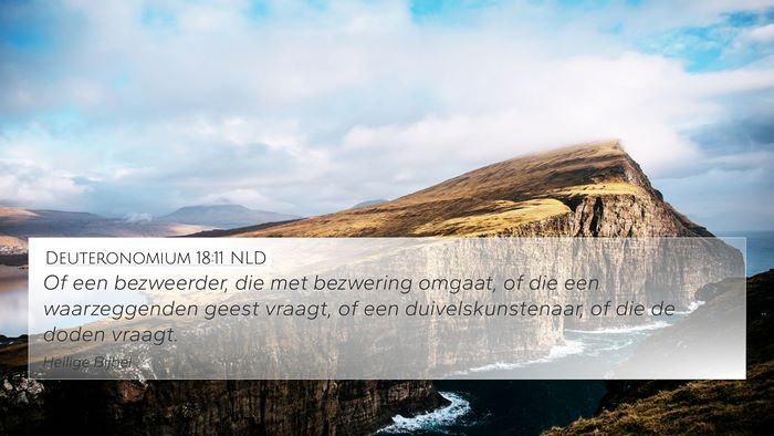 Deuteronomium 18:11 NLD Bible Verse Image