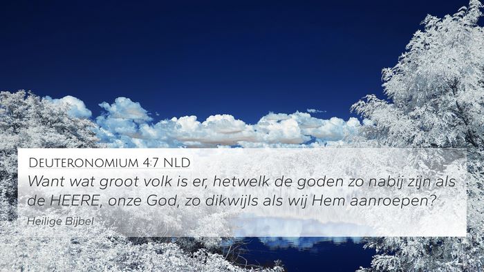 Deuteronomium 4:7 NLD Bible Verse Image