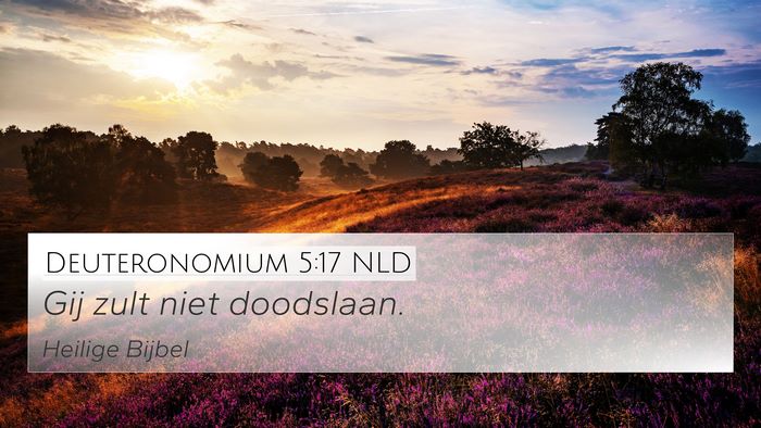 Deuteronomium 5:17 NLD Bible Verse Image