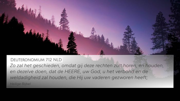 Deuteronomium 7:12 NLD Bible Verse Image