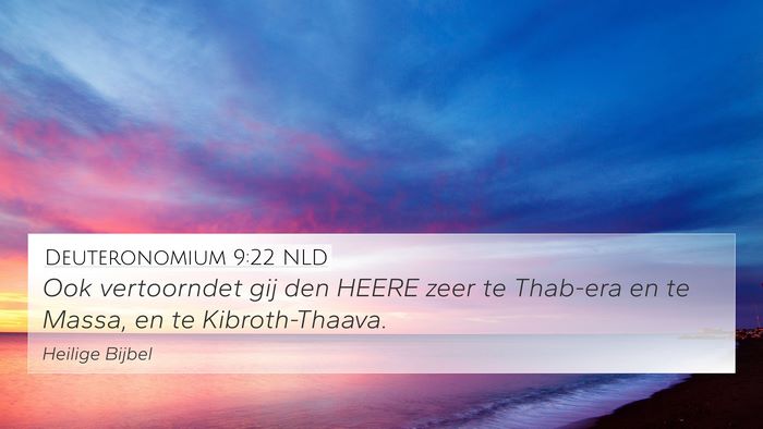 Deuteronomium 9:22 NLD Bible Verse Image
