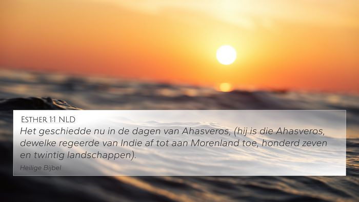 Esther 1:1 NLD 4K Wallpaper - Het geschiedde nu in de dagen van Ahasveros, (hij - 4K Wallpaper Bible Verse