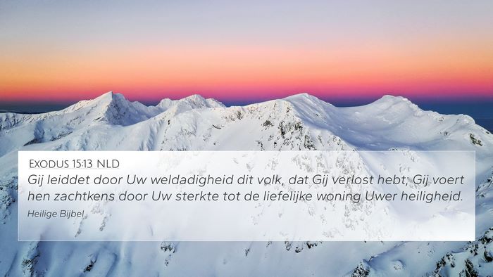 Exodus 15:13 NLD Bible Verse Image
