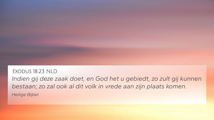 Exodus 18:23 NLD Bible Verse Image