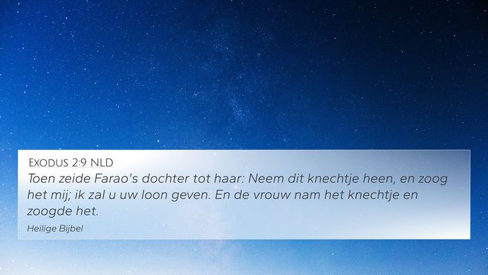 Exodus 2:9 NLD 4K Wallpaper - Toen zeide Farao's dochter tot haar: Neem dit - 4K Wallpaper Bible Verse